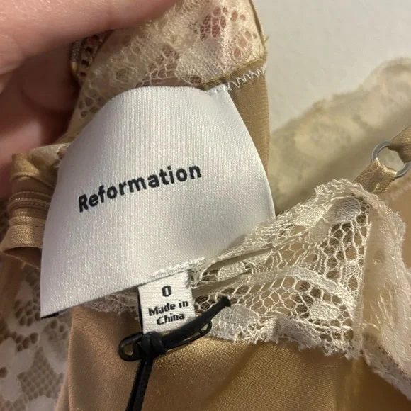 Reformation Ericka Silk Dress - Picture 4 of 6